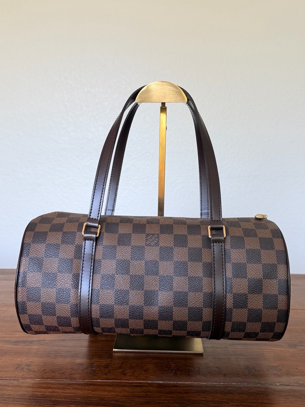 Louis Vuitton Damier Ebene Papillon 30 with Mini Pouch - Picture 2 of 13